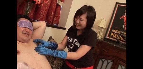  Two Asian funny chicks torturing some